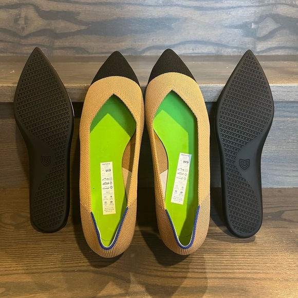 NWOB Rothy’s The High Point Wren Cap Toe Shoes Sizes 9 & 10 - Picture 5 of 14